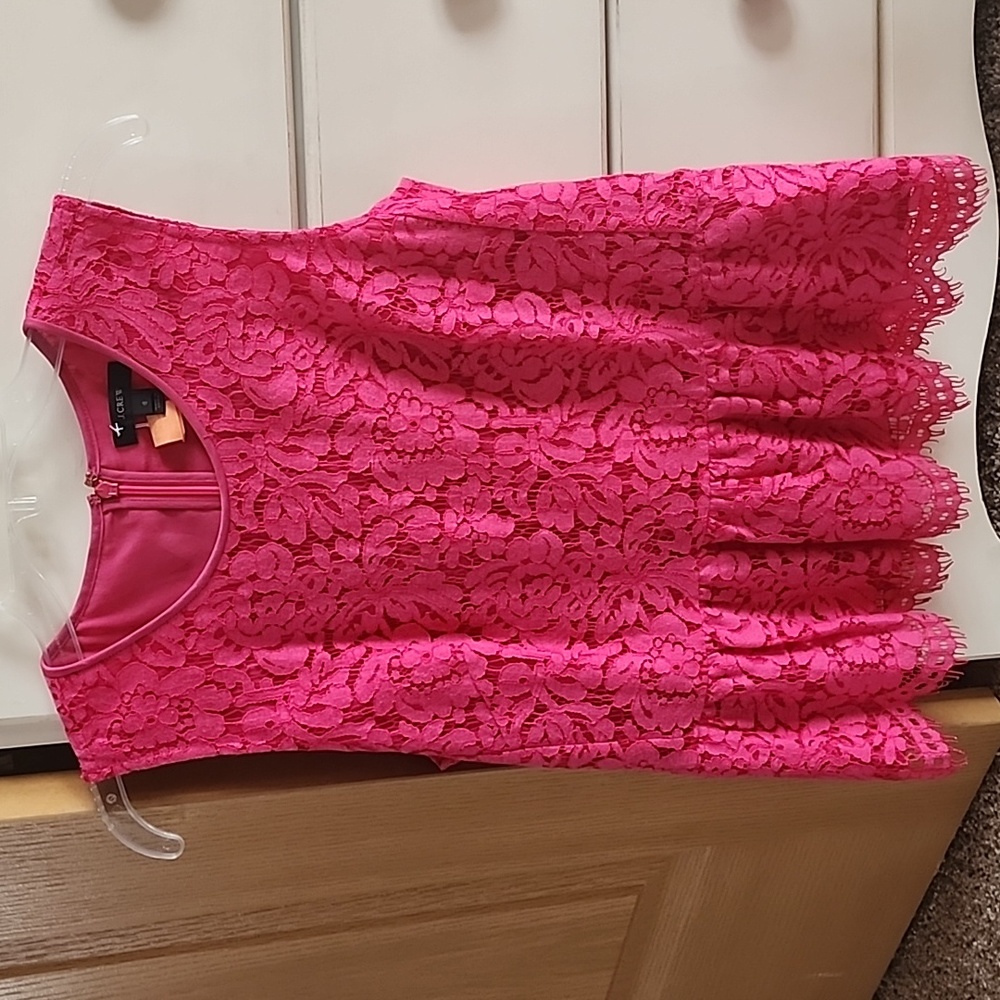 Pink Peplum Top sz 6